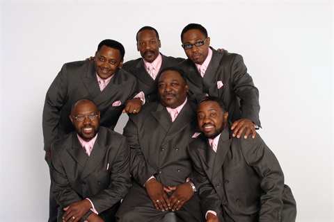 Six men in gospel music band