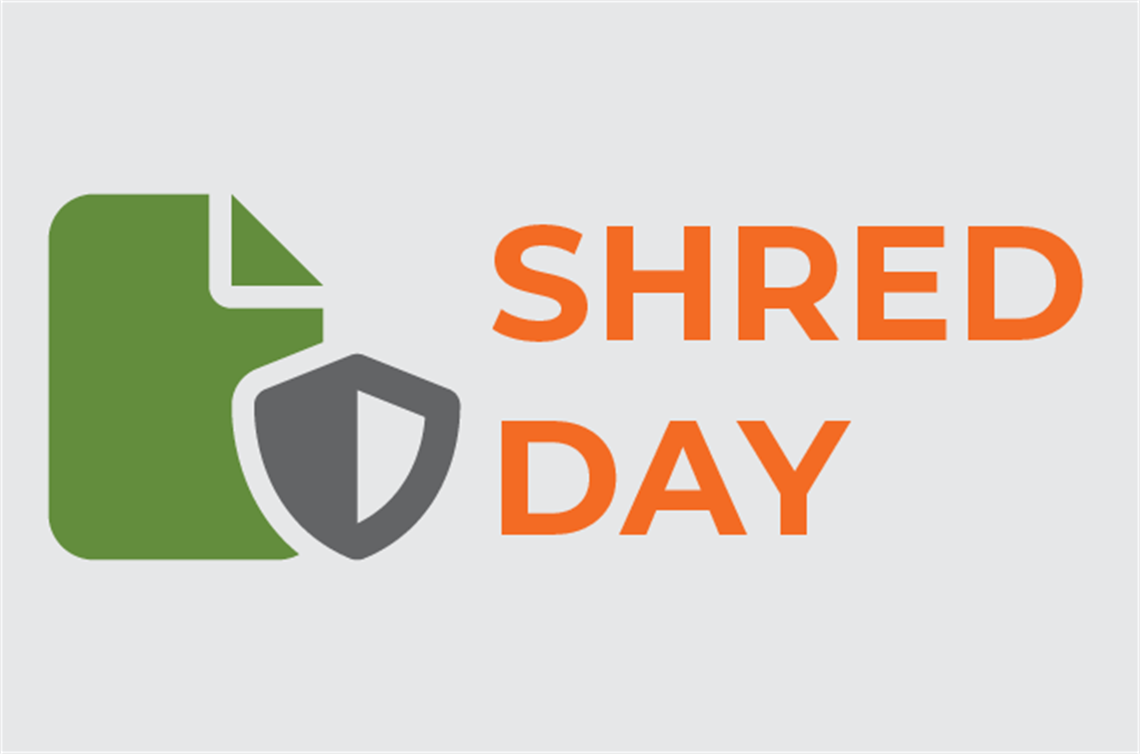 Image contains an icon featuring a piece of paper overlaid with a shield, and the words 