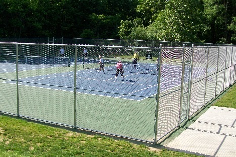 One of our tennis courts